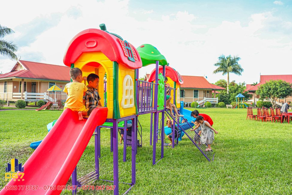 Công ty 067 hỗ trợ xây dựng khu vui chơi ngoài trời cho Làng Trẻ Em SOS Điện Biên Phủ
